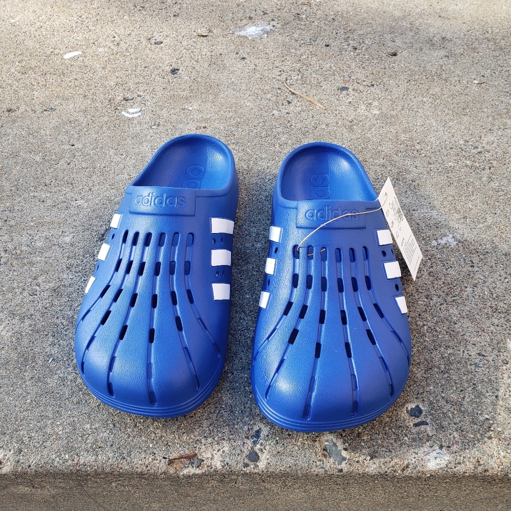 Adidas - Adilette Clogs “Royal Blue” No Box